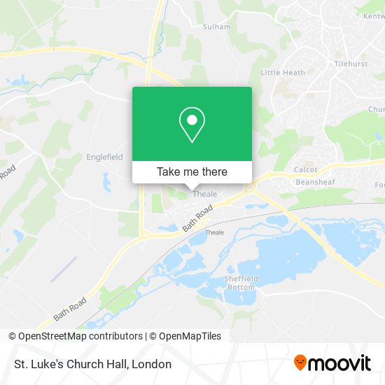 St. Luke's Church Hall map