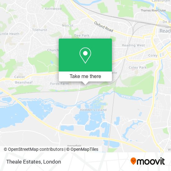Theale Estates map