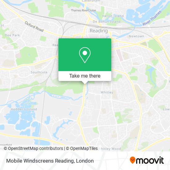 Mobile Windscreens Reading map