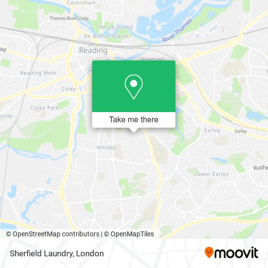 Sherfield Laundry map