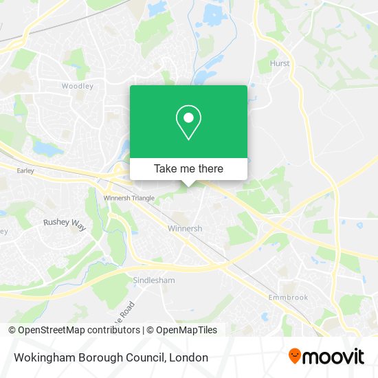 Wokingham Borough Council map