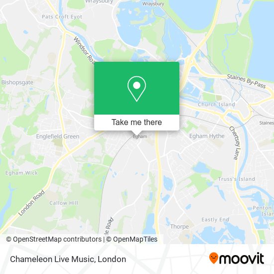 Chameleon Live Music map