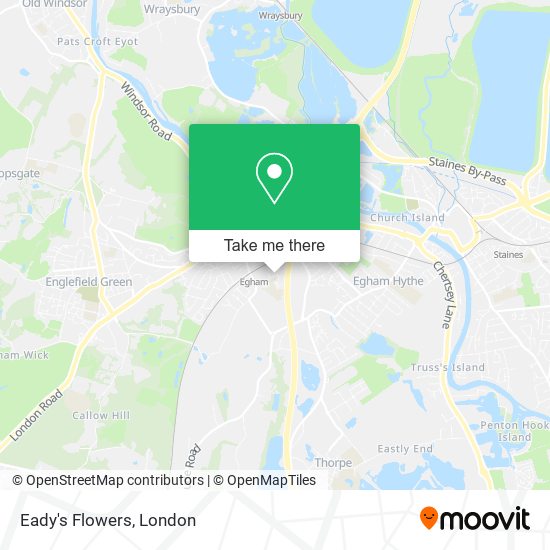 Eady's Flowers map