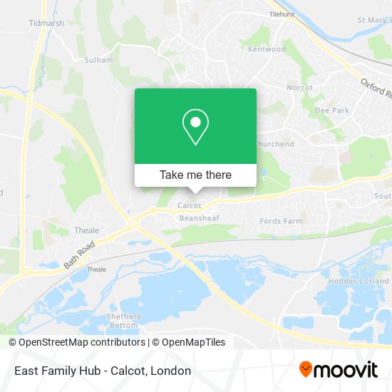East Family Hub - Calcot map
