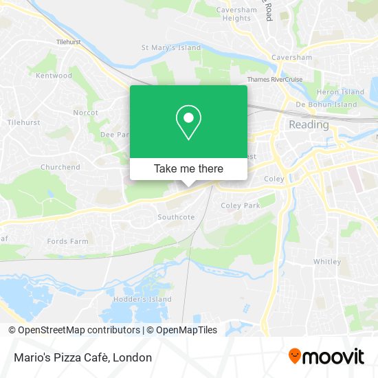 Mario's Pizza Cafè map