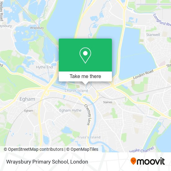 Wraysbury Primary School map