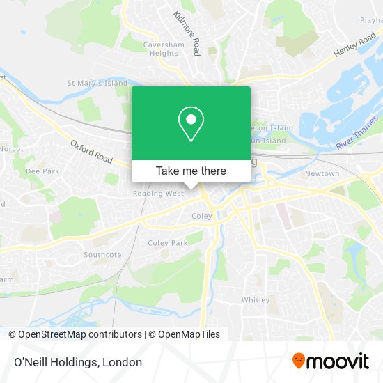 O'Neill Holdings map