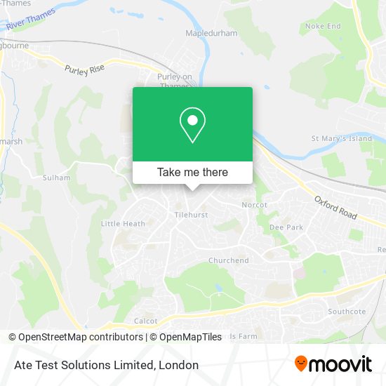 Ate Test Solutions Limited map
