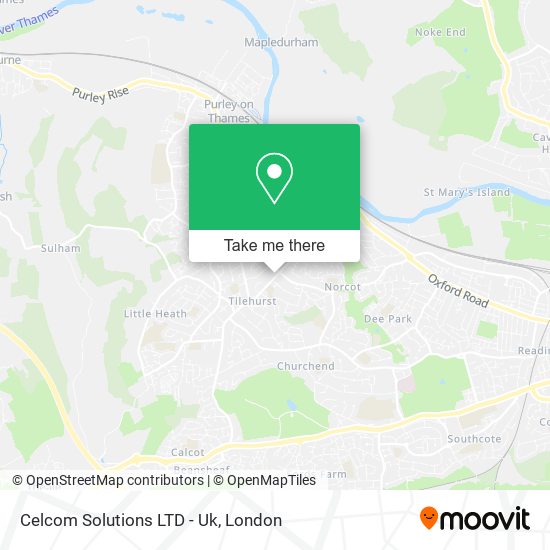 Celcom Solutions LTD - Uk map