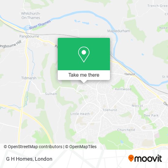 G H Homes map