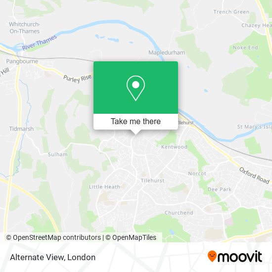 Alternate View map