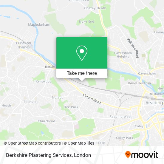 Berkshire Plastering Services map