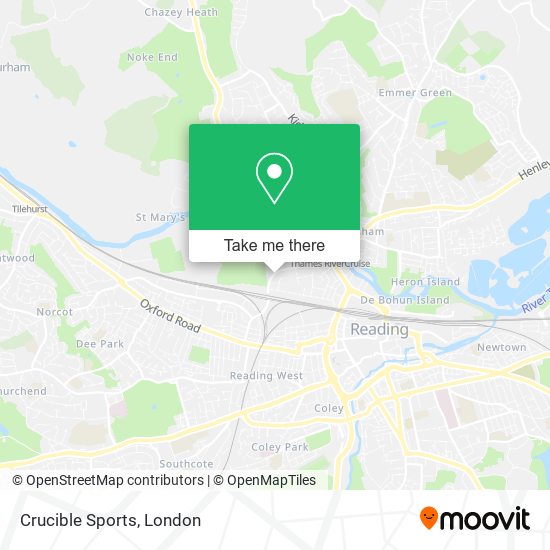 Crucible Sports map