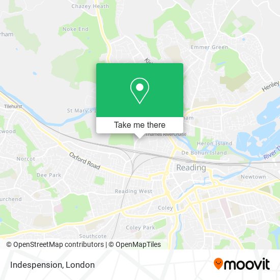 Indespension map