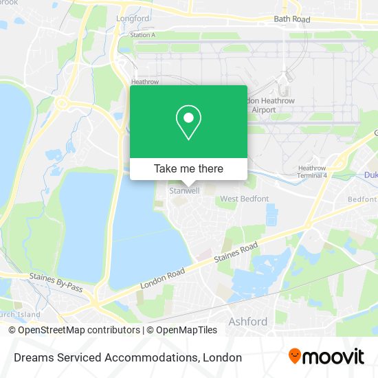 Dreams Serviced Accommodations map
