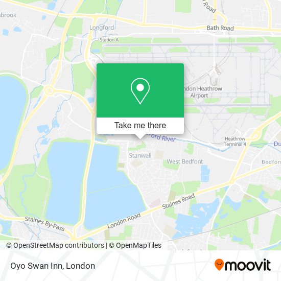 Oyo Swan Inn map