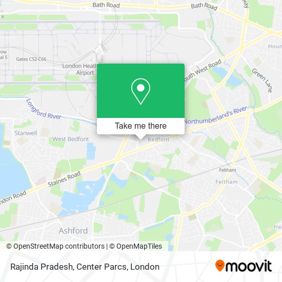 Rajinda Pradesh, Center Parcs map