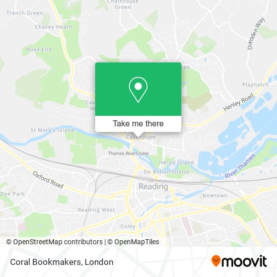 Coral Bookmakers map
