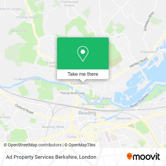 Ad Property Services Berkshire map