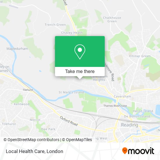 Local Health Care map