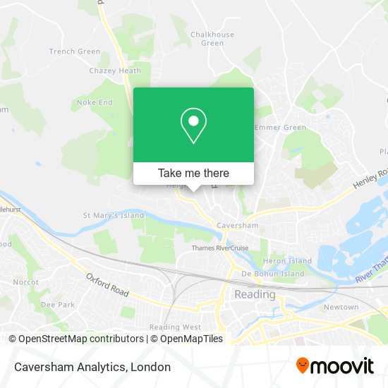 Caversham Analytics map