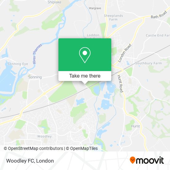 Woodley FC map