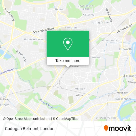 Cadogan Belmont map