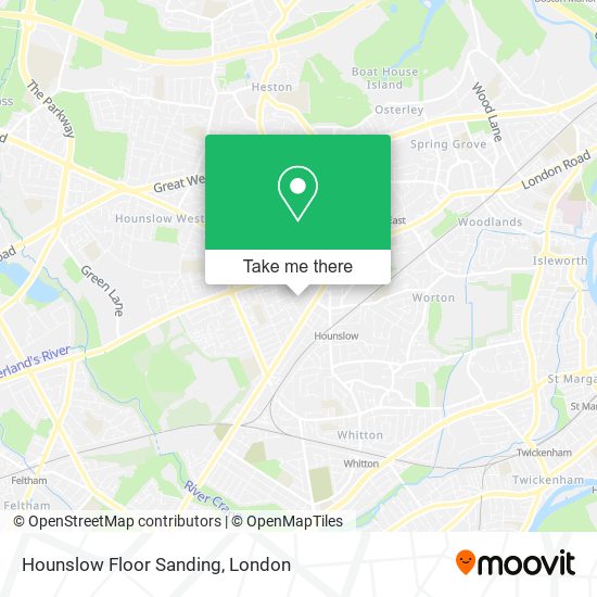 Hounslow Floor Sanding map