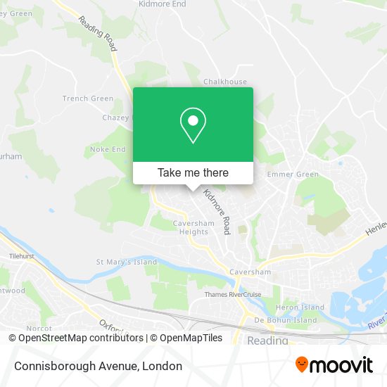 Connisborough Avenue map