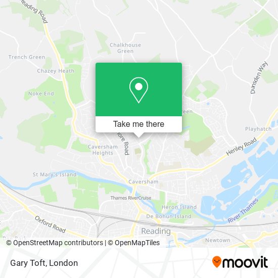 Gary Toft map