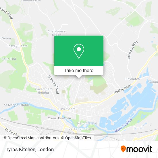 Tyra's Kitchen map