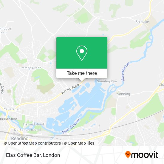 Ela's Coffee Bar map
