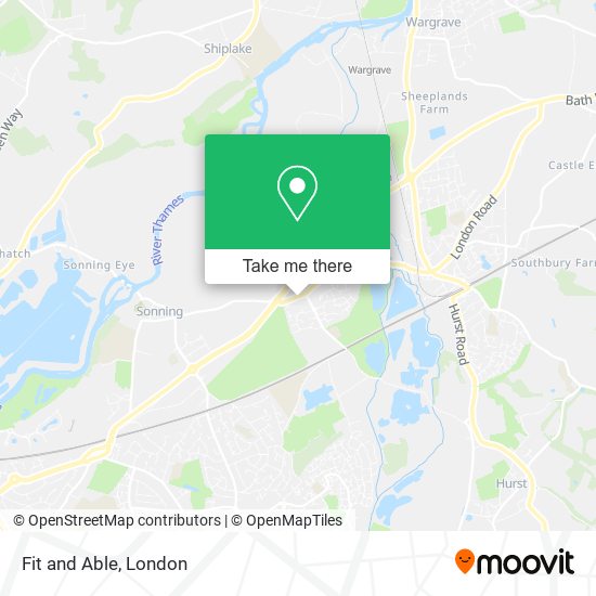 Fit and Able map