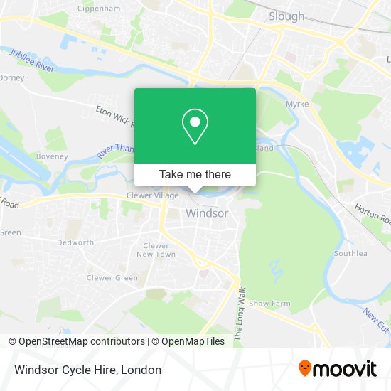 Windsor Cycle Hire map