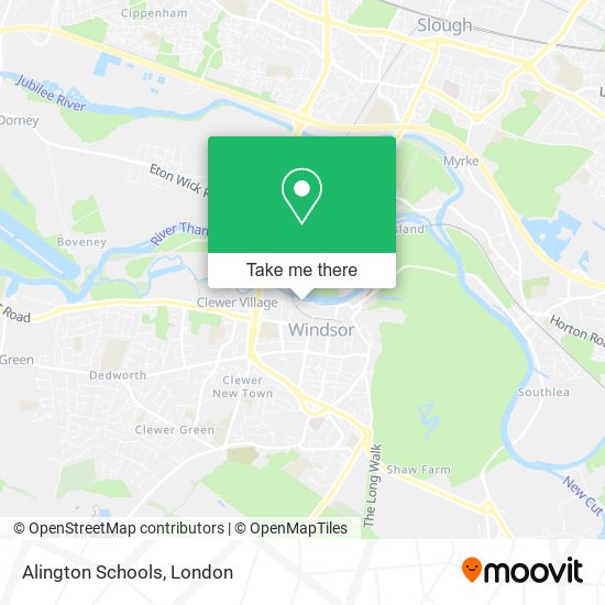 Alington Schools map