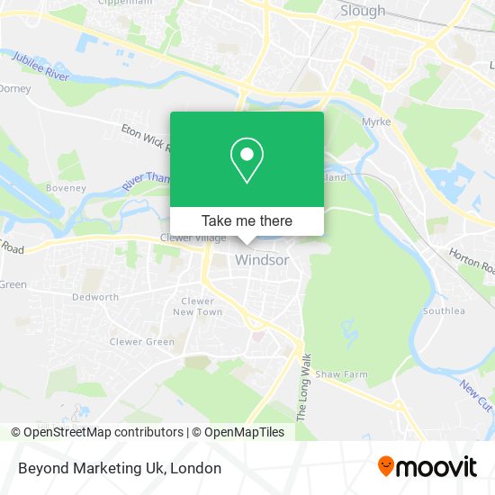 Beyond Marketing Uk map