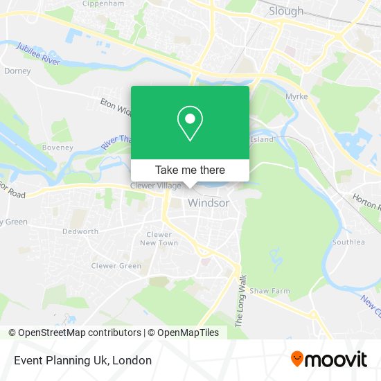Event Planning Uk map