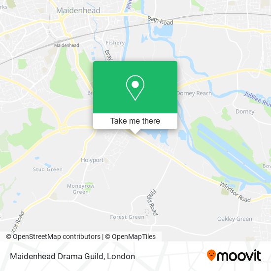Maidenhead Drama Guild map