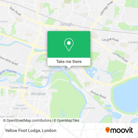 Yellow Foot Lodge map