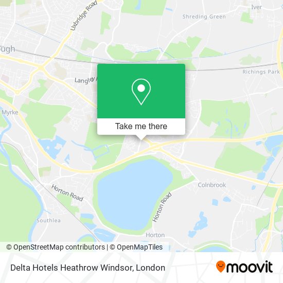 Delta Hotels Heathrow Windsor map