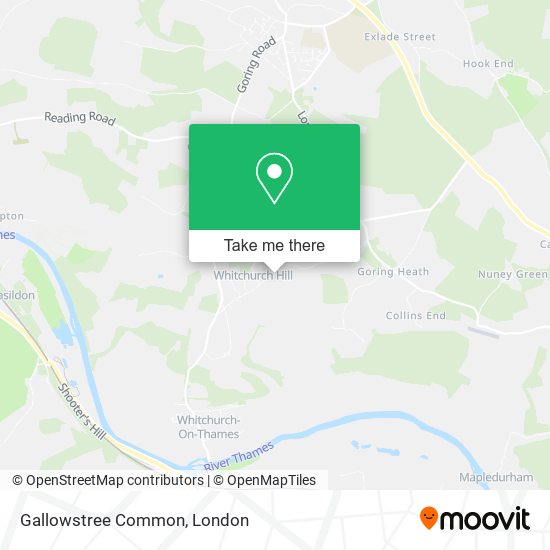 Gallowstree Common map
