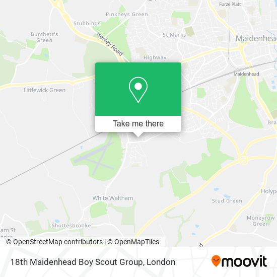 18th Maidenhead Boy Scout Group map