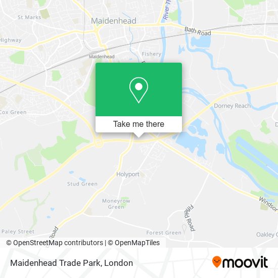 Maidenhead Trade Park map