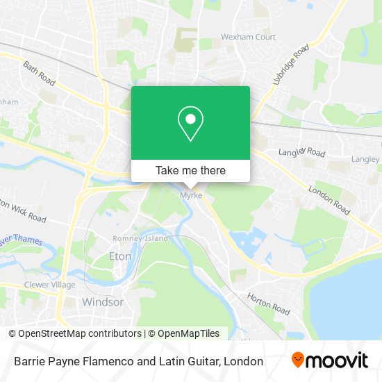Barrie Payne Flamenco and Latin Guitar map
