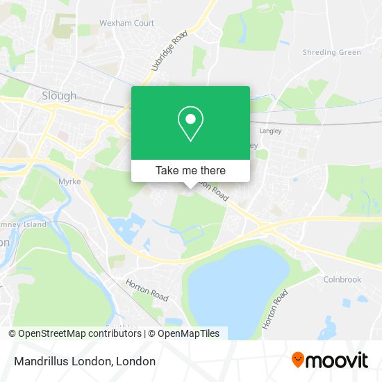 Mandrillus London map