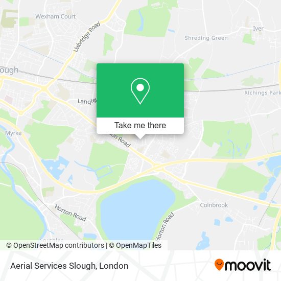 Aerial Services Slough map