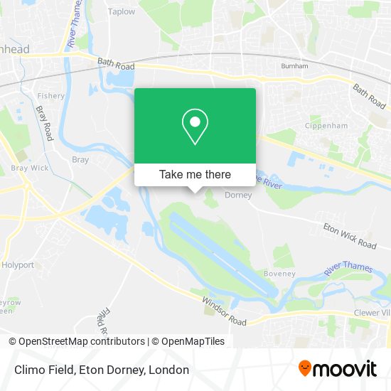 Climo Field, Eton Dorney map