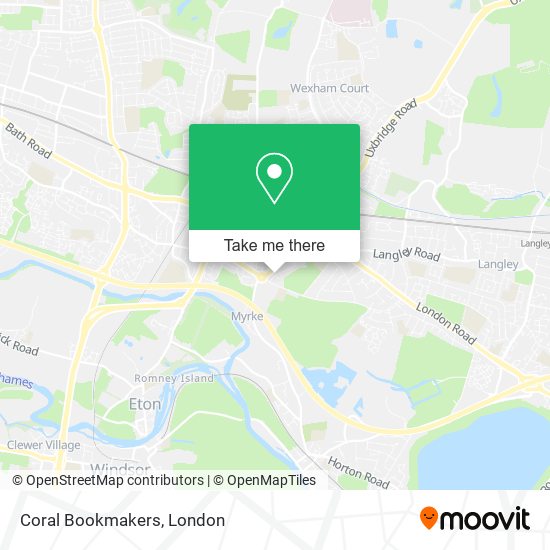 Coral Bookmakers map