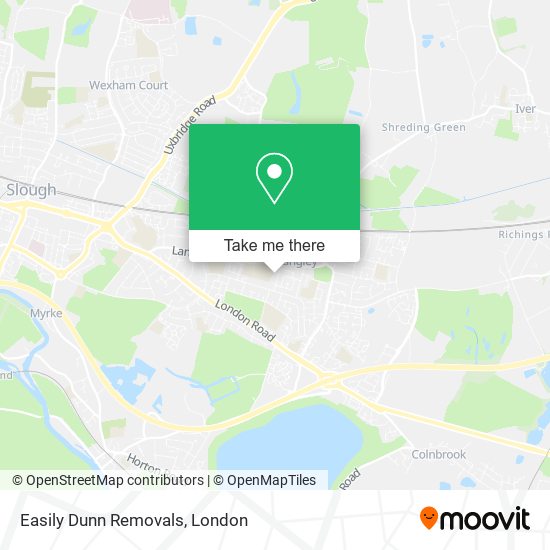 Easily Dunn Removals map