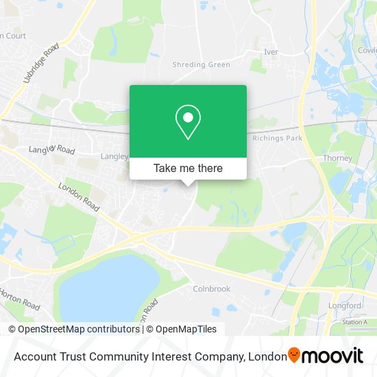 Account Trust Community Interest Company map